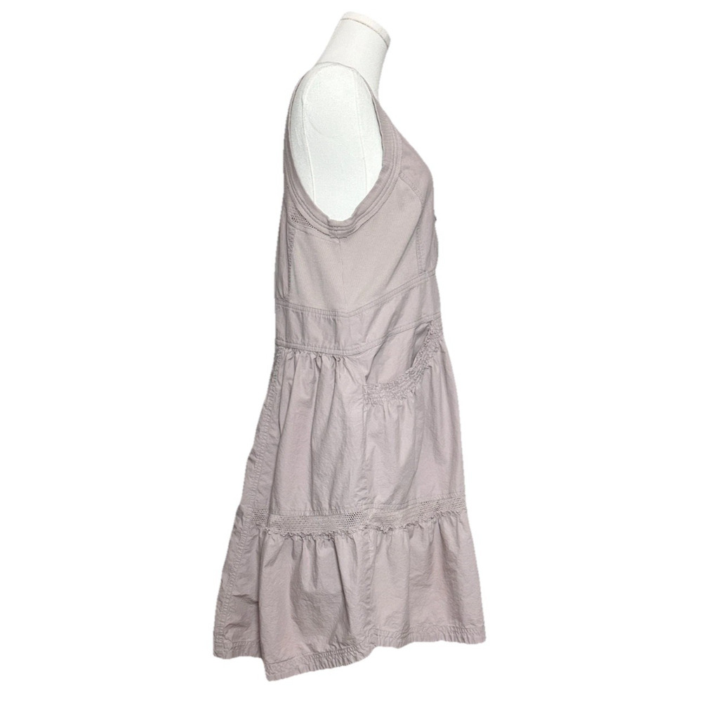 Daily Practice Trek Utility Dusty Purple Cotton Racerback Mesh Mini Dress Small - Picture 5 of 12
